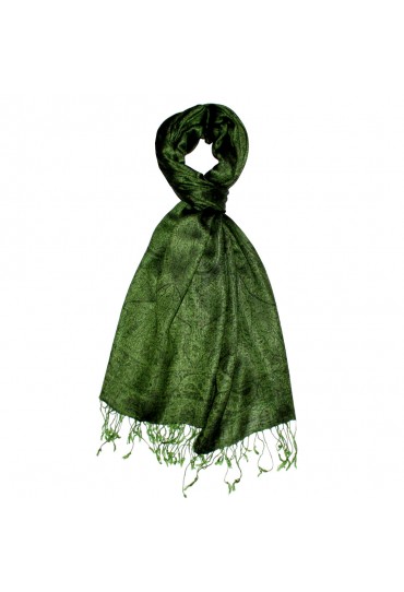 Herren Schaltuch Paisley grün grasgrün LORENZO CANA