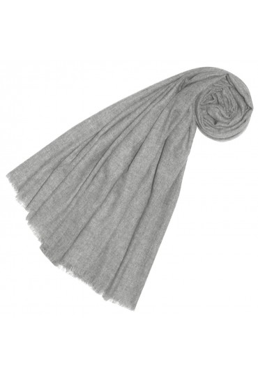 Scarf Wool Yak Light gray LORENZO CANA