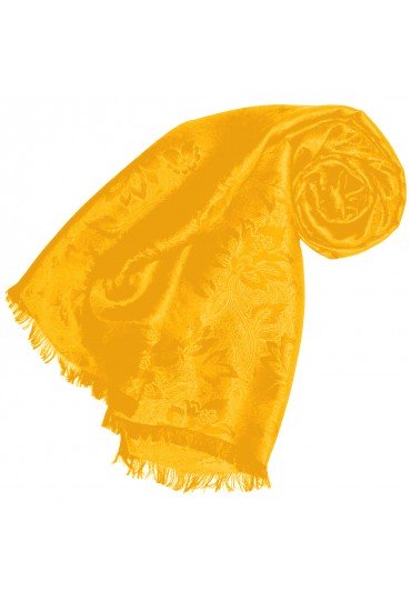 Yellow scarf for men Paisley LORENZO CANA