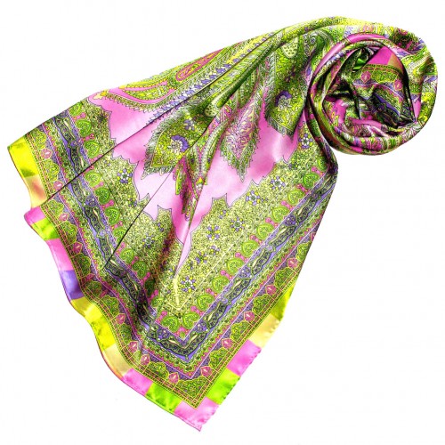 LORENZO CANA - The Official Online Store - Scarf for Women green pink ...