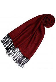 Women's Shawl 100% Alpaca Diamond Carmine LORENZO CANA