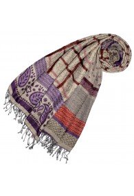 Cotton ladies towel brown beige LORENZO CANA