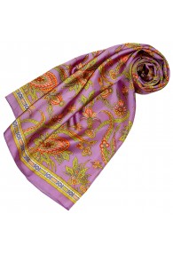 Silk scarf pink Paisely LORENZO CANA