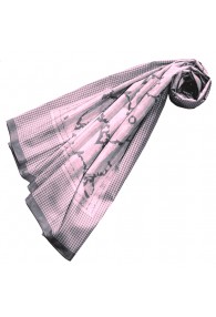 XXL scarf for women Pink cotton LORENZO CANA