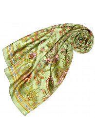 Silk cloth green paisely LORENZO CANA