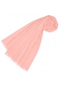 Scarf for women pink cotton LORENZO CANA