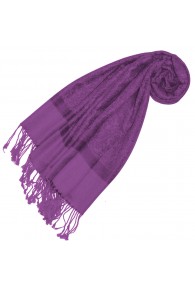 Scarf Modal Paisley Violet LORENZO CANA