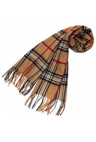 Ladies Shawl Wool Cashmere Comfy Brown Black LORENZO CANA