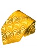 Neck Tie 100% Silk Paisley Yellow Gold LORENZO CANA