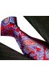 Silk tie gold red blue online