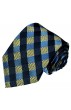 Mens tie gold blue LORENZO CANA