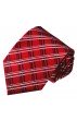 Mens tie silk red LORENZO CANA