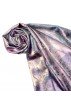 Pashmina 100% Seide Paisley rostbraun grau braun LORENZO CANA