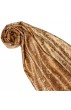Pashmina 100% Seide Paisley rostbraun grau braun LORENZO CANA