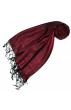 Schaltuch 100% Modal Paisley beere bordeaux weinrot LORENZO CANA