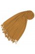 Mens scarf yellow cashmere LORENZO CANA
