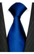 Neck Tie 100% Silk Paisley Dark Blue LORENZO CANA