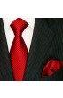Krawattenset 100% Seide Punkte rot weiss LORENZO CANA