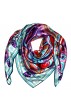 XL Damentuch 100% Seide Floral Pink Violett LORENZO CANA