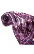 Seidenschal Damen violett rosa weiss Paisley LORENZO CANA