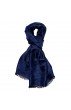 Pashmina Paisley dunkelblau royalblau LORENZO CANA