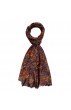 Schaltuch Damen Paisley blau orange gelb LORENZO CANA