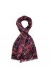 Schaltuch Damen Paisley rosa violett LORENZO CANA