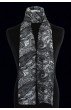 Schaltuch Damen Paisley grau schwarz LORENZO CANA