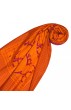 Herrentuch Hahnentritt Paisley Orange Lavendel