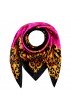 XL Damentuch 100% Seide Floral Pink Violett LORENZO CANA