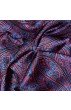 Seidenschal Herren violett rosa hellblau Paisley LORENZO CANA