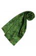 Seidenschal Herren grün türkis hellblau Paisley LORENZO CANA