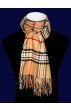 Mens scarf brown black LORENZO CANA