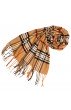Soft shawl brown black LORENZO CANA