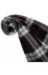 Mens cashmere black white red